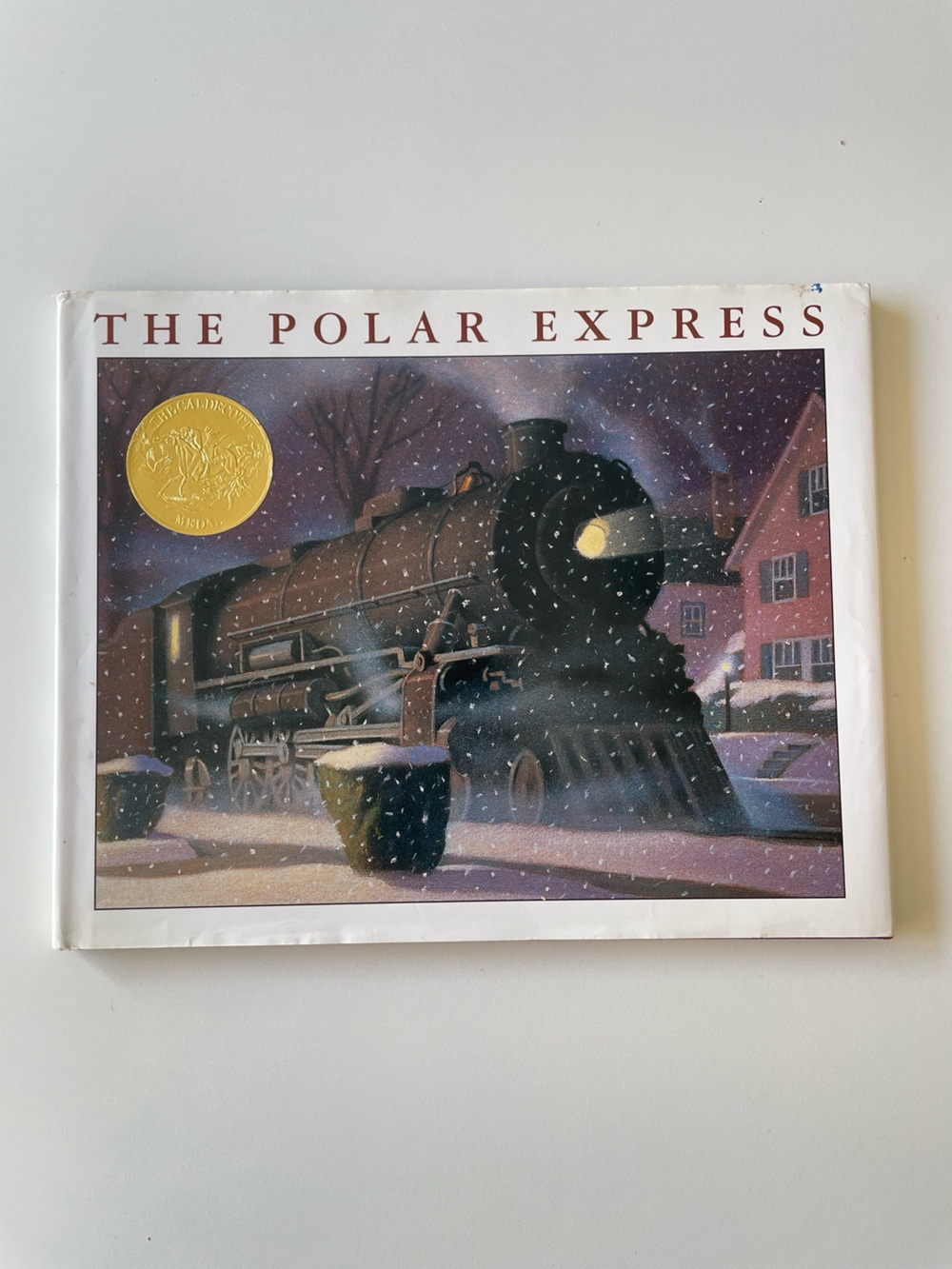 Vintage The Polar Express Hardcover Book Chris Van Allsburg 1985 Caldecott